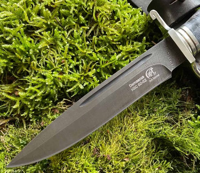 aaknives hand forged dabascus steel blade knife handmade custom made knife handcrafted knives autinetools northmen 10 3 20