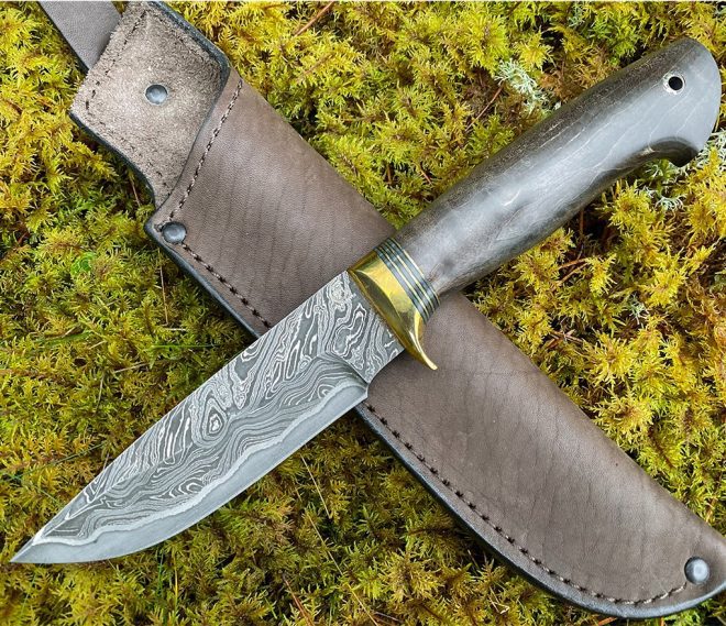 aaknives hand forged dabascus steel blade knife handmade custom made knife handcrafted knives autinetools northmen 11 1 19
