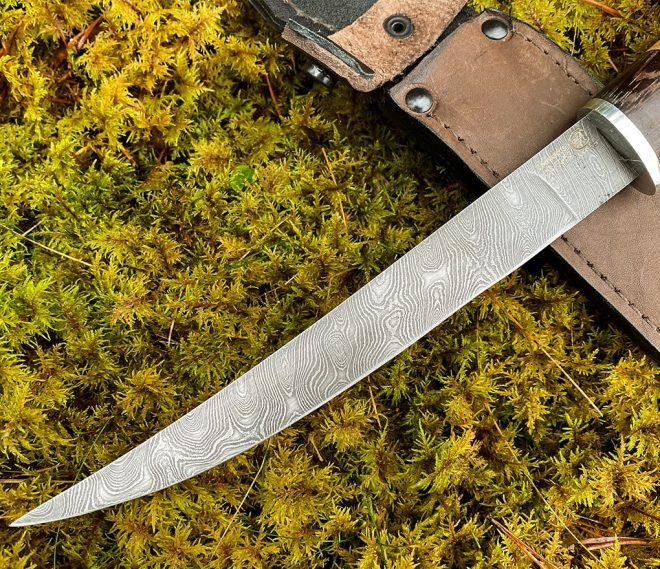 aaknives hand forged dabascus steel blade knife handmade custom made knife handcrafted knives autinetools northmen 19 2 18