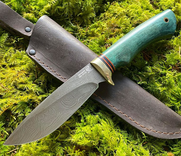 Nazis "Highlander" - Damaskas tērauda nazis