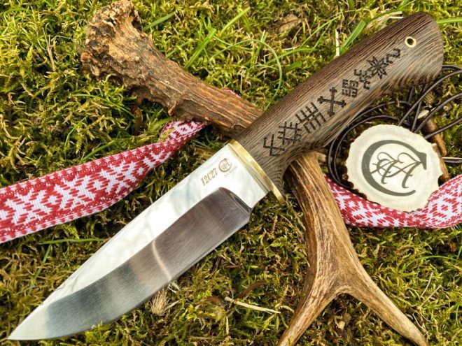 aaknives hand forged dabascus steel blade knife handmade custom made knife handcrafted knives autinetools northmen 4 1 11