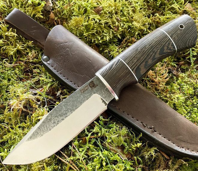 aaknives hand forged dabascus steel blade knife handmade custom made knife handcrafted knives autinetools northmen 4 2 17