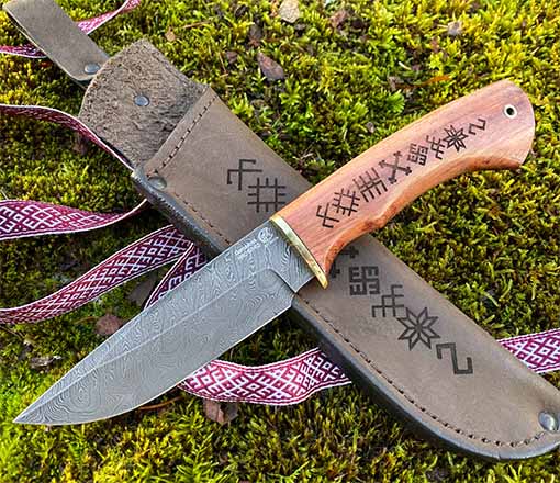 aaknives hand forged dabascus steel blade knife handmade custom made knife handcrafted knives autinetools northmen 4 5 7
