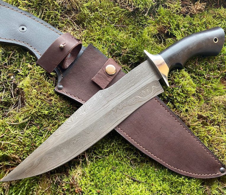 aaknives hand forged dabascus steel blade knife handmade custom made knife handcrafted knives autinetools northmen 41 2 4
