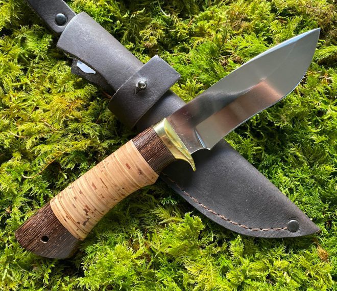 Knife Bear- handsmidd kniv i D2-stål - Bild 2