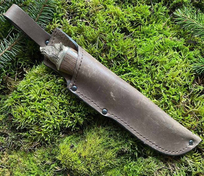 aaknives hand forged dabascus steel blade knife handmade custom made knife handcrafted knives autinetools northmen 5 1 24