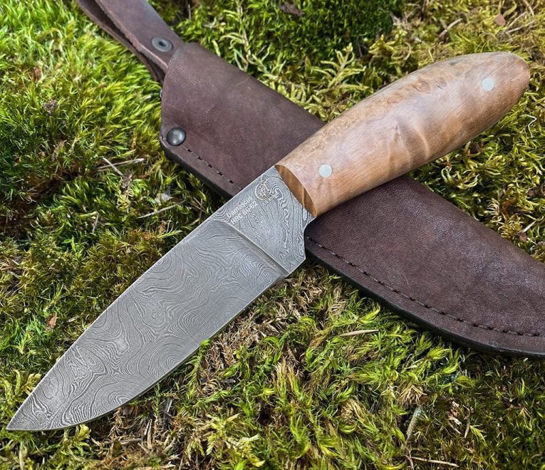 aaknives hand forged dabascus steel blade knife handmade custom made knife handcrafted knives autinetools northmen 6 2 29