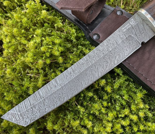 aaknives hand forged dabascus steel blade knife handmade custom made knife handcrafted knives autinetools northmen 9 3 25