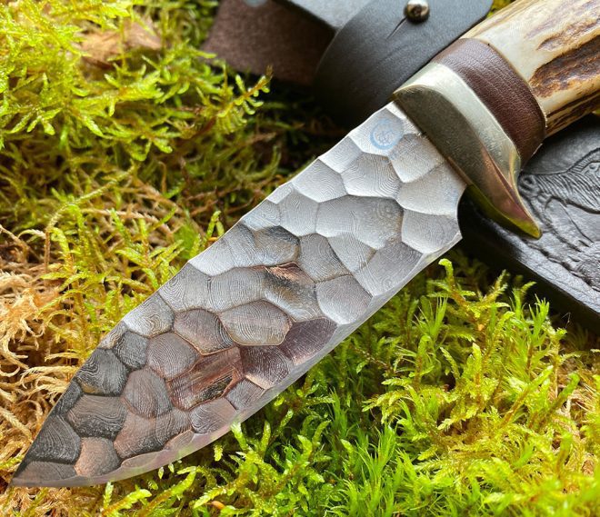 aaknives hand forged dabascus steel blade knife handmade custom made knife handcrafted knives autinetools northmen 9 3 26