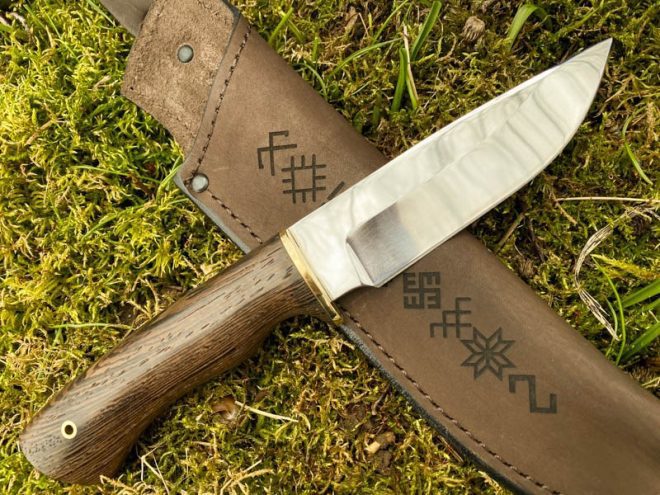 aaknives hand forged dabascus steel blade knife handmade custom made knife handcrafted knives autinetools northmen premium 2 4 2