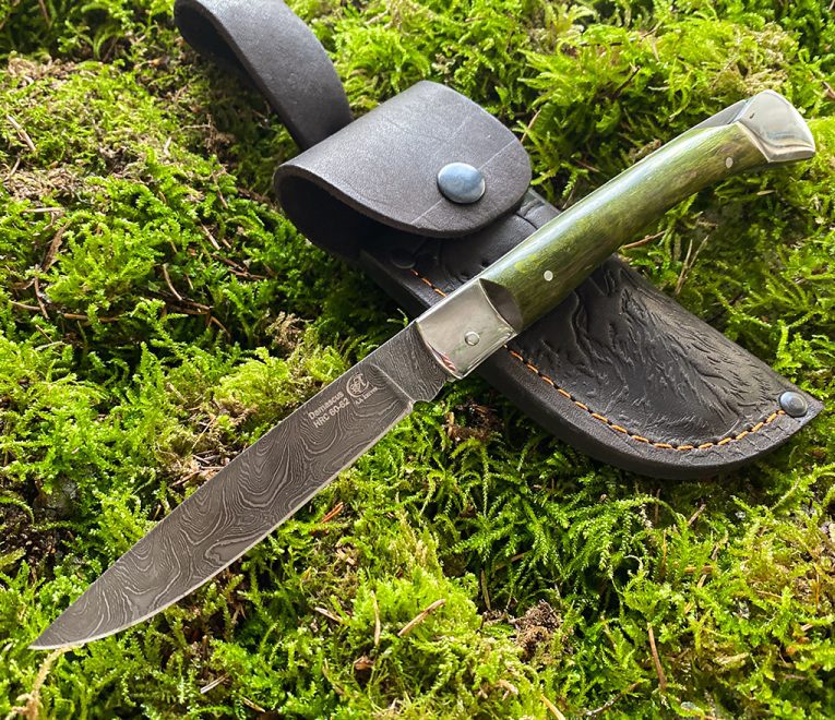 Damasko sulankstomas peilis