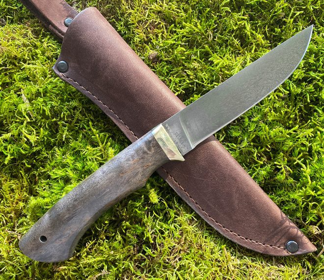 Knife ''Graf'', hand forged Bulat - Wootz steel knife - Image 2