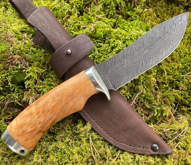 aaknives hand forged dabascus steel blade knife handmade custom made knife handcrafted knives autinetools northmen 4 5