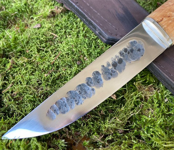 aaknives hand forged dabascus steel blade knife handmade custom made knife handcrafted knives autinetools northmen 7 3 2