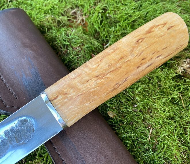 aaknives hand forged dabascus steel blade knife handmade custom made knife handcrafted knives autinetools northmen 7 4 1
