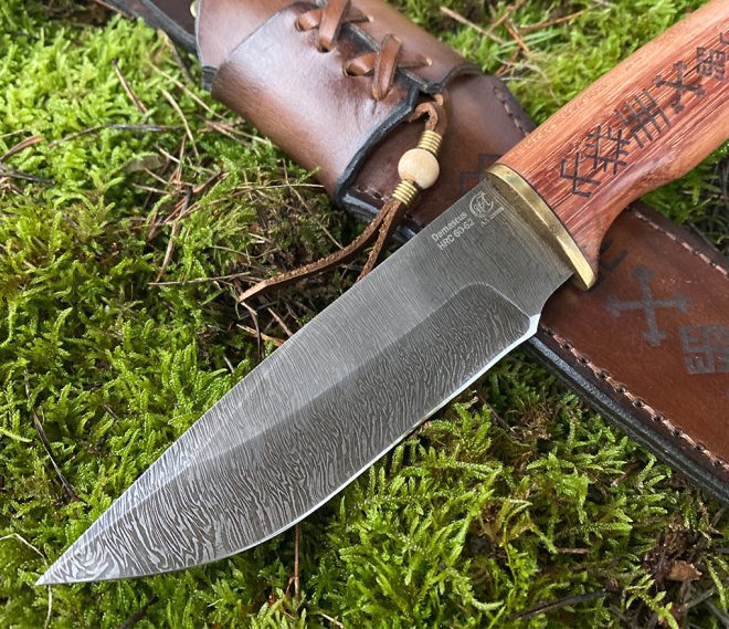 aaknives hand forged dabascus steel blade knife handmade custom made knife handcrafted knives autinetools northmen 1 3 5