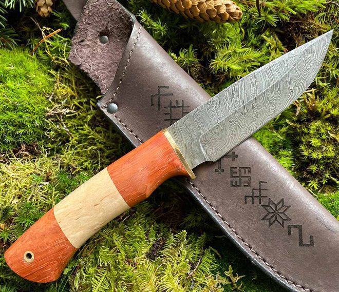 aaknives hand forged dabascus steel blade knife handmade custom made knife handcrafted knives autinetools northmen 4 5 2