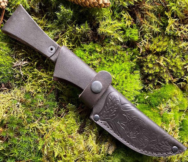 aaknives hand forged dabascus steel blade knife handmade custom made knife handcrafted knives autinetools northmen 8 1 2