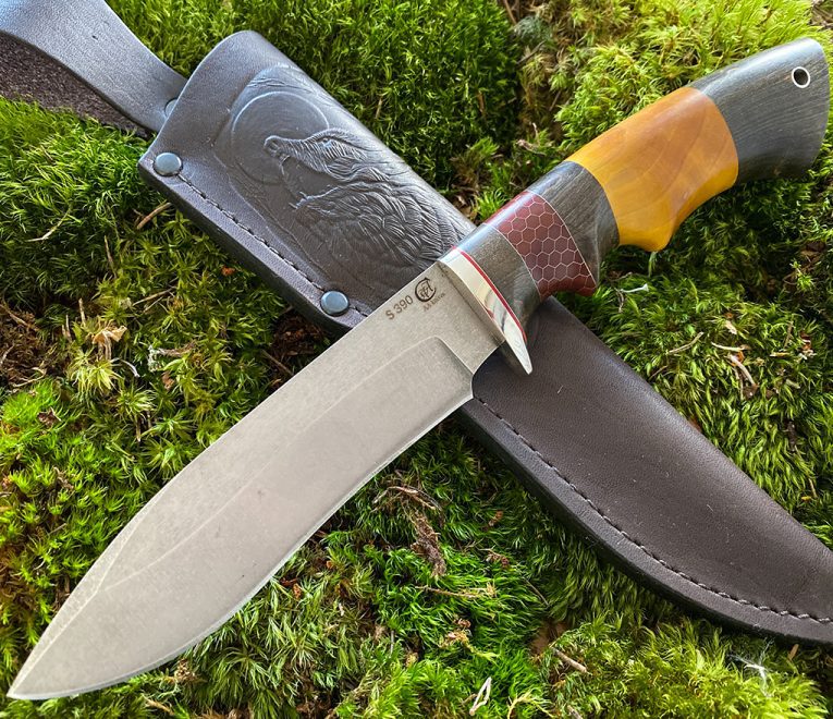 aaknives hand forged dabascus steel blade knife handmade custom made knife handcrafted knives autinetools northmen 7 2