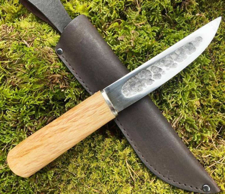 aaknives hand forged dabascus steel blade knife handmade custom made knife handcrafted knives autinetools northmen 5 3