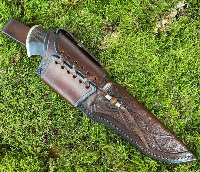 aaknives hand forged dabascus steel blade knife handmade custom made knife handcrafted knives autinetools northmen 21 1