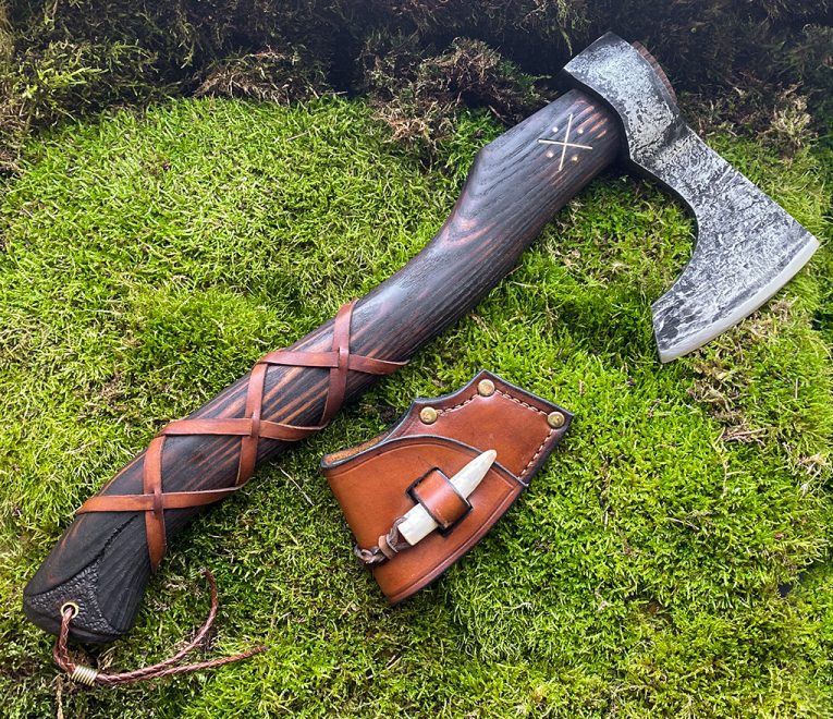 MAZAIS VIKINGU CIRVIS -2 – ļoti labs kalts oglekļa tērauds