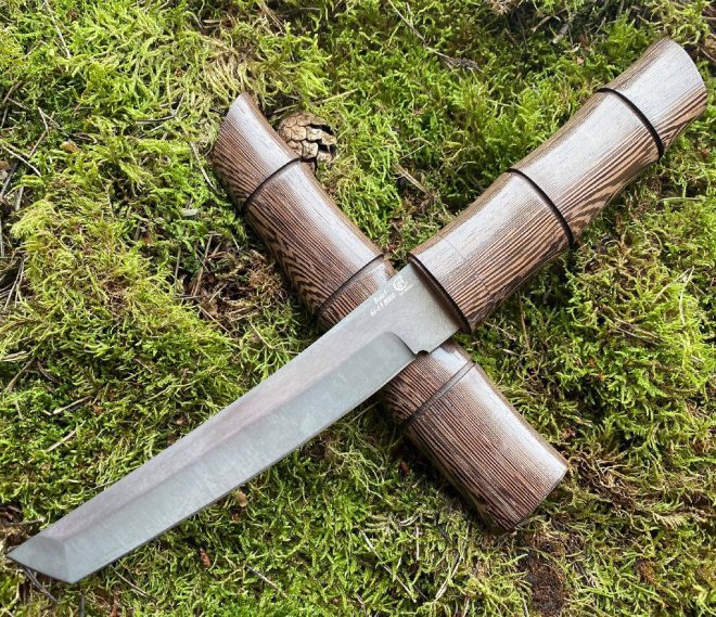 aaknives hand forged dabascus steel blade knife handmade custom made knife handcrafted knives autinetools northmen 44 2