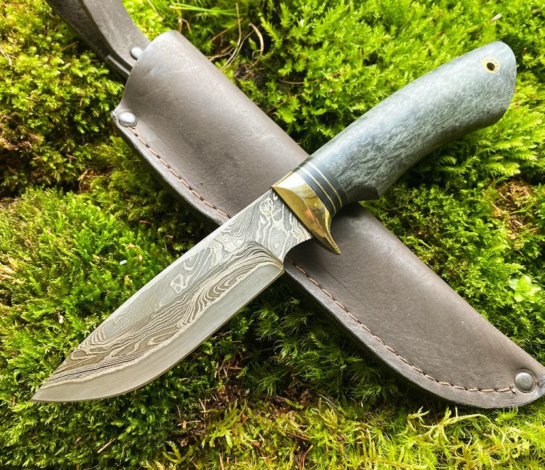 Нож —FALCON— эксклюзивный нож из Ламинированой дамасской стали