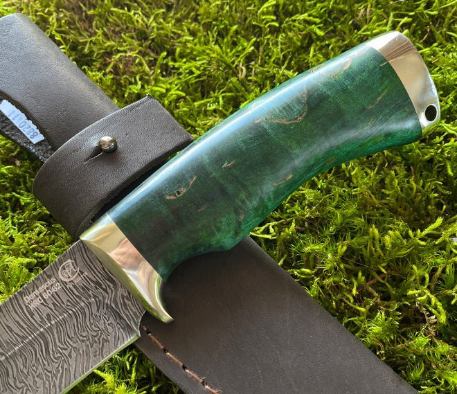 Knife ''WILD BOAR'' - hand forged Damascus steel - Image 3