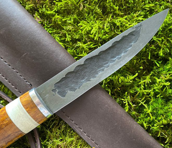 Knife "YAKUT" - forged Bulat-Wootz steel blade, for the right hand - Image 2