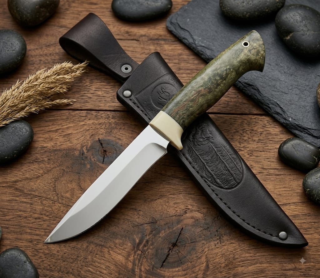 Knife ''Scandinavian'', Bohler - Uddeholm K340 knife steel