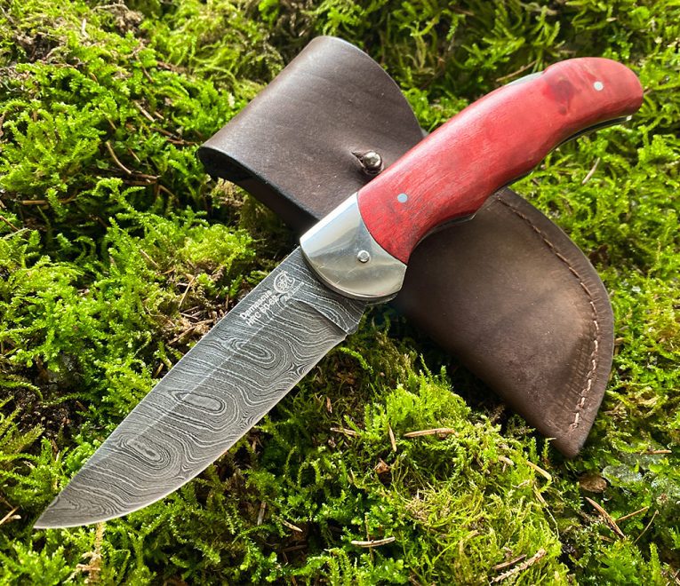 Damasko plieno kišeninis peilis