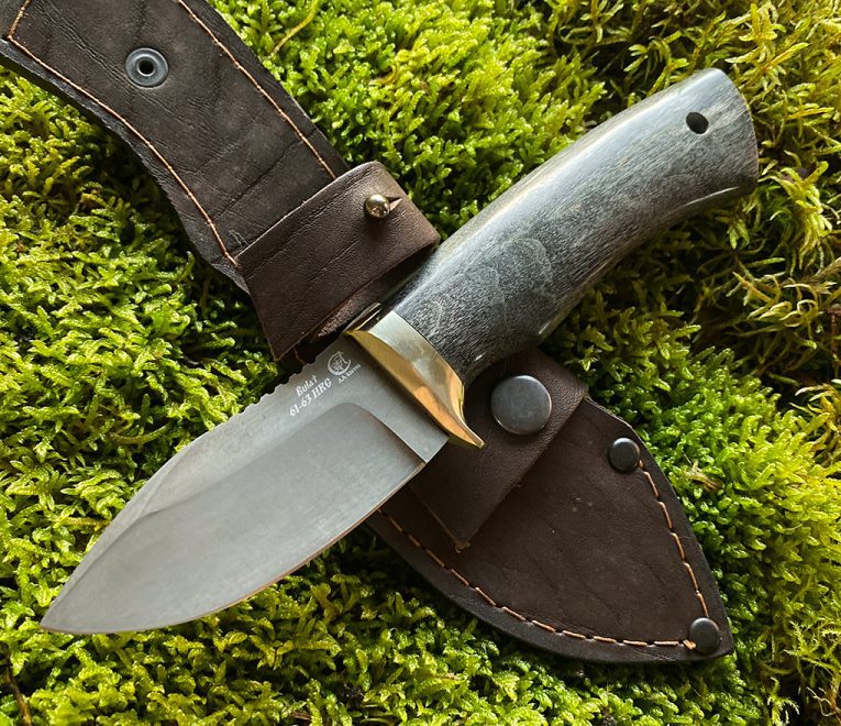 Knife MINI SKINER- handcrafted knife, forged Bulat-Wootz steel blade knife