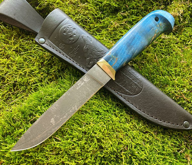 Peilis Coyote - Rankomis kaltas Bulat - Wootz plieno peilis