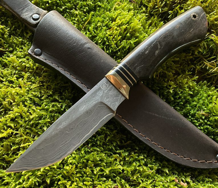 Nazis - POSEIDONS - ar rokām kalts Laminēts Nerūsējošā Damaskas tērauds