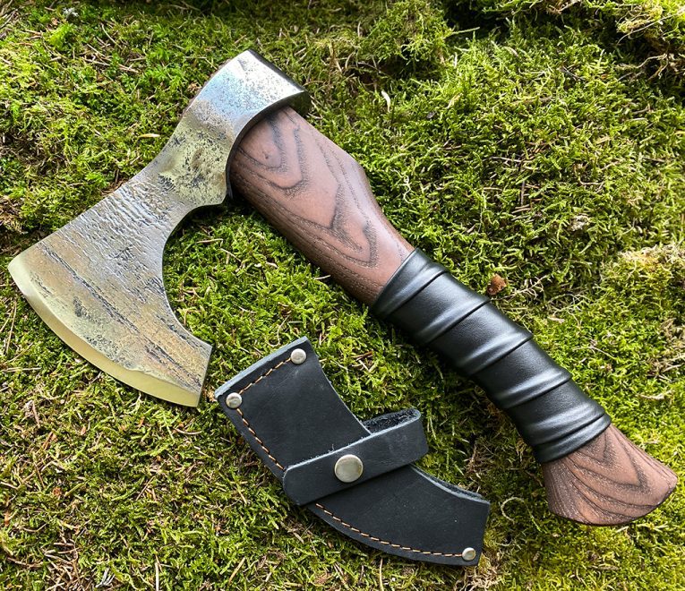 MEDIUM SIZE AX - hand forged high quality carbon steel