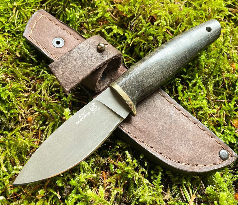 Knife "ROOK"- hand forged Bulat-Wootz steel blade
