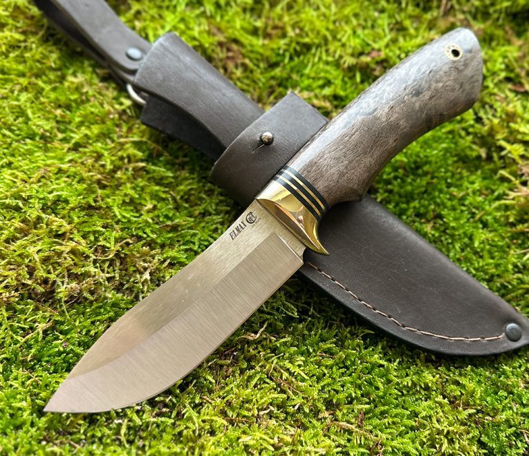 Peilis ''WILD BOAR'' (plienas ''Elmax'' SuperClean), stabilizuota kareliško beržo rankena