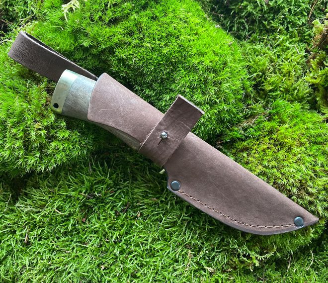 Knife ''WILD BOAR'' - hand forged Damascus steel - Image 5