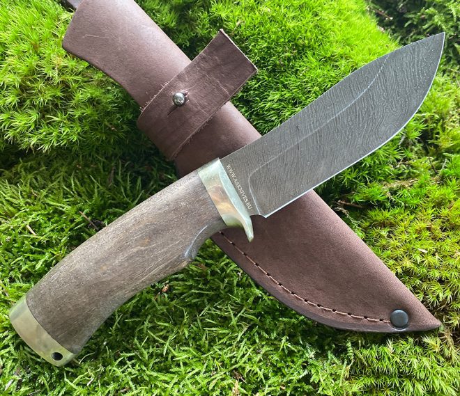 Knife ''WILD BOAR'' - hand forged Damascus steel - Image 4