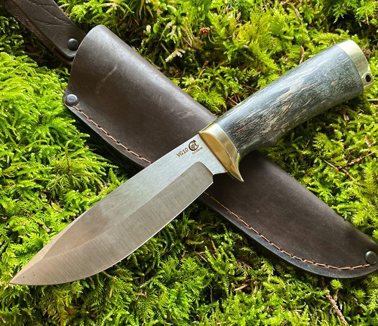 Nazis ''KALNIETIS'' tērauds VG10 japāņu kaltais nerūsējošais tērauds