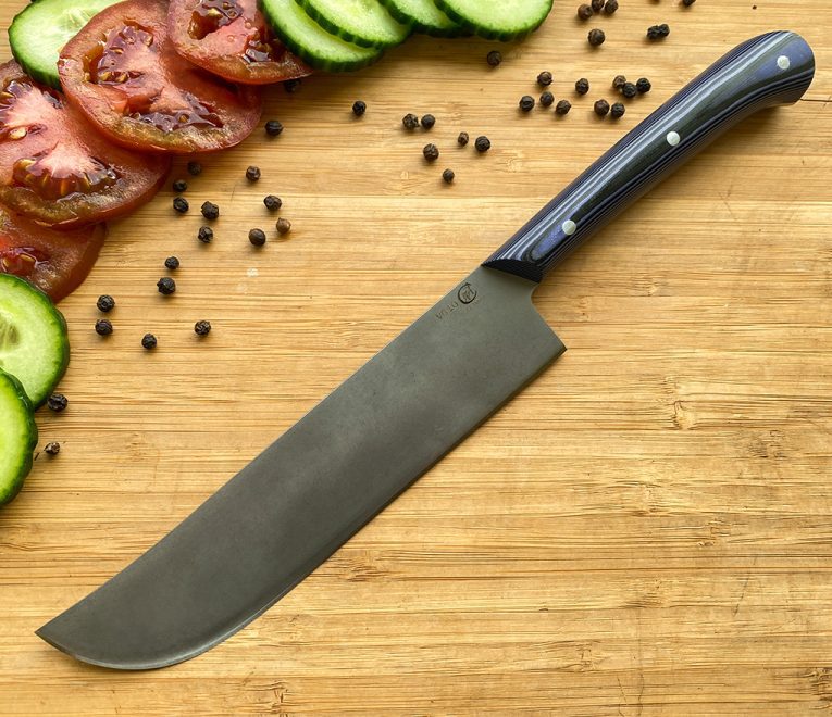 Veitsi Uzbekistanin Pchak-teräs VG10, japanilainen taottu ruostumaton teräs