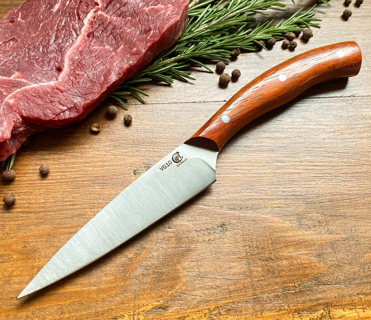 Small kitchen knife Japanese forged stainless steel