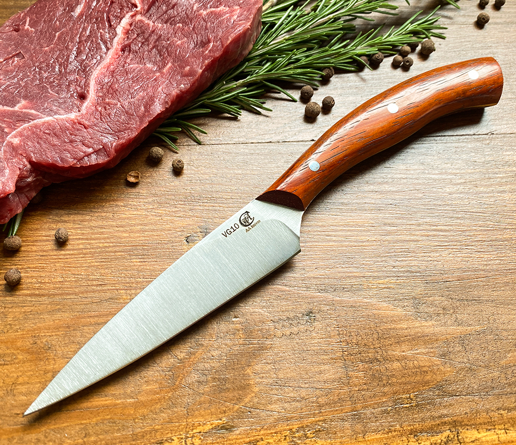 Small kitchen knife Japanese forged stainless steel