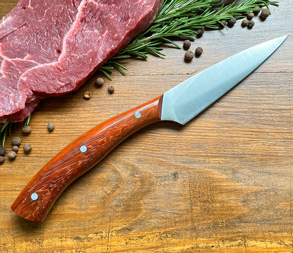 Small kitchen knife Japanese forged stainless steel - Image 2